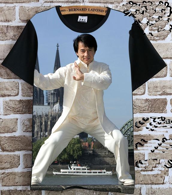 ジャッキー・チェン（成龍） Tシャツ 黒4 - 横浜中華街天宝堂本店