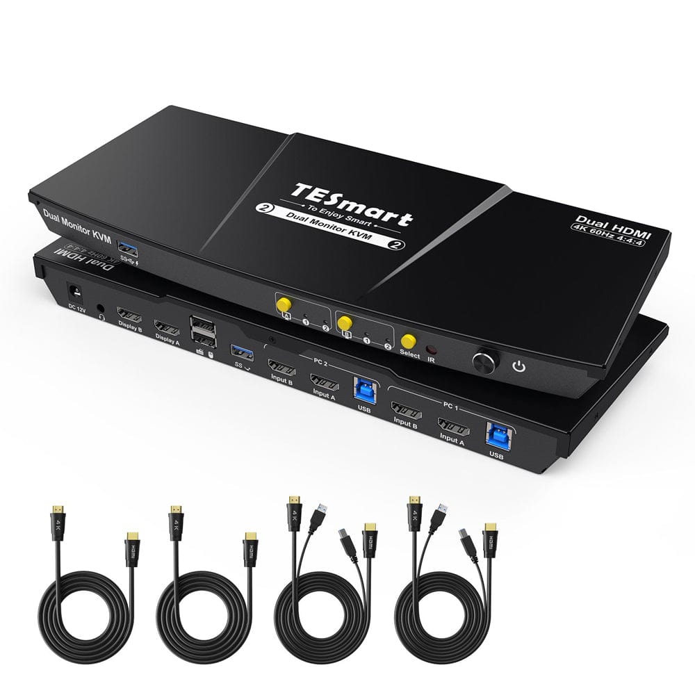tesmart-hks202-p23-usbk-dual-