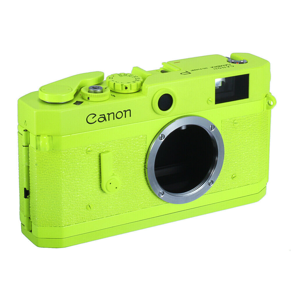 Why? Someone Painted a Canon P Rangefinder a Fugly Shade of Green?