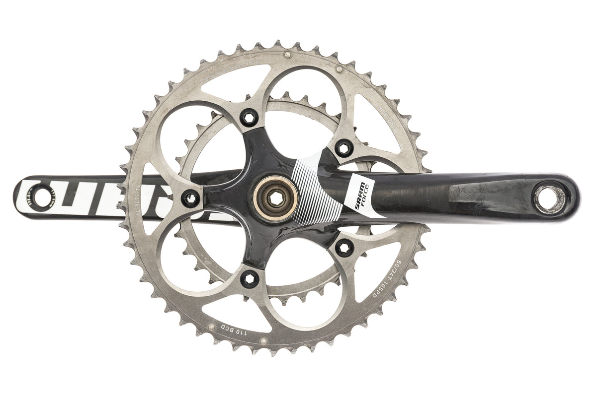 SRAM Force Crankset 10 Speed 172.5mm 50/34T 110m | The Pro's Closet