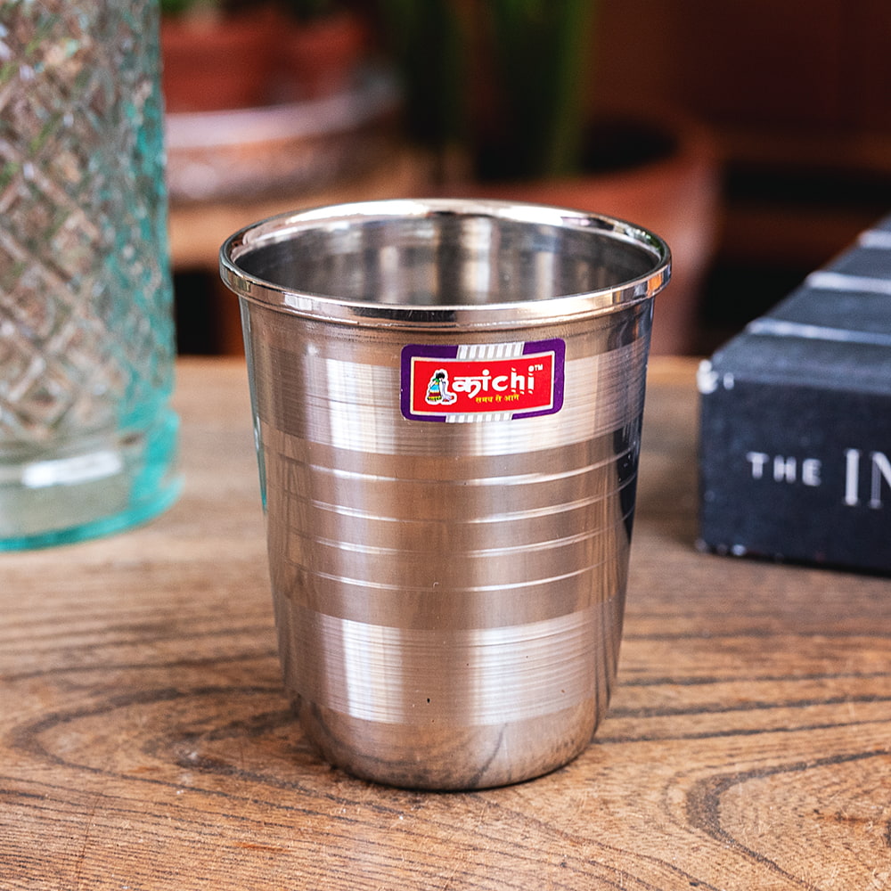 ステンレスのチャイカップ[直径約7.1cm×高さ約8.4cm 約200ml] の通販