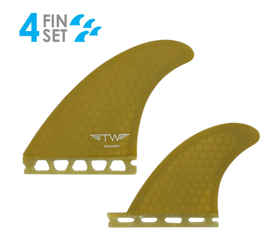 Tyler Warren Quad Futures Compatible Surf Fins by True Ames