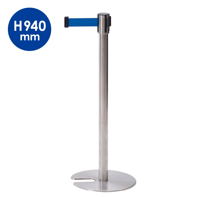 ガイドポール／パーテーション】ベルトパーティション SUS-2 (H94cm