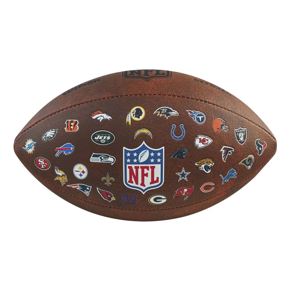 Wilson NFL Off Throwback 32 Team Logo Official アメリカン