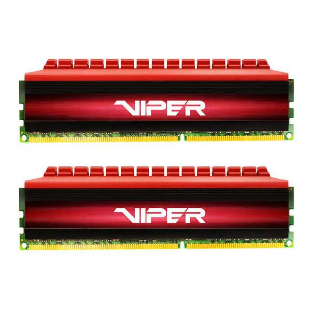 Patriot Viper 4 PV432G320C6K 32GB 2x16GB DDR4 3200Mhz RAMメモリ 赤