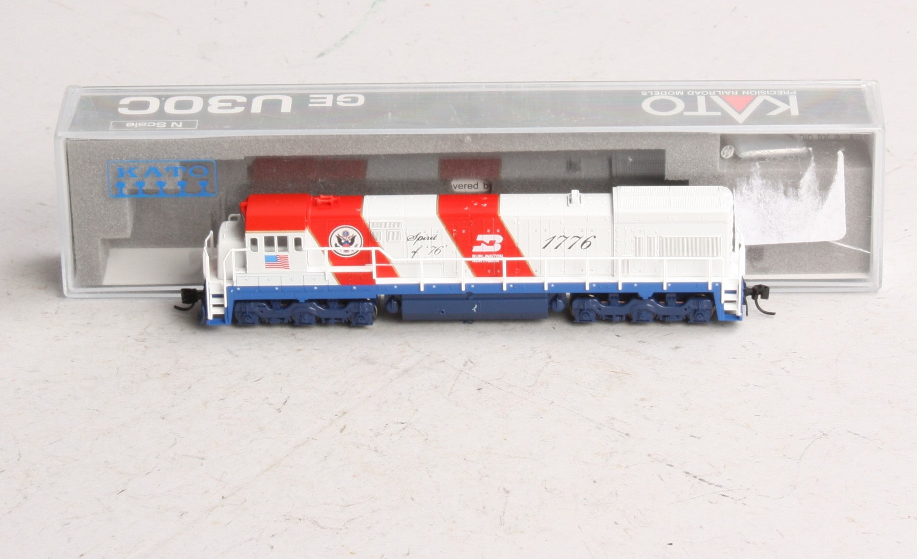 Kato 176-0937 N U30C BN #1776/Bicentennial Powered Diesel