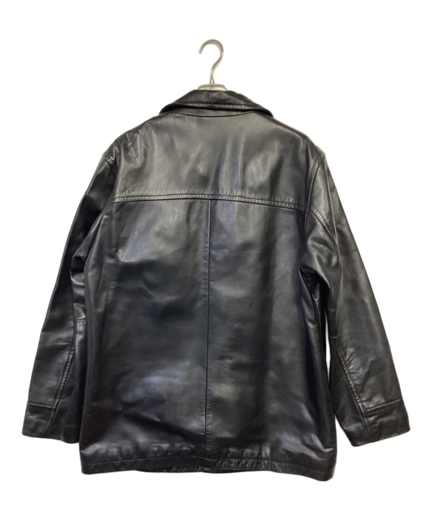 中古・古着通販】GAP (ギャップ) レザージャケット ブラック サイズ:L