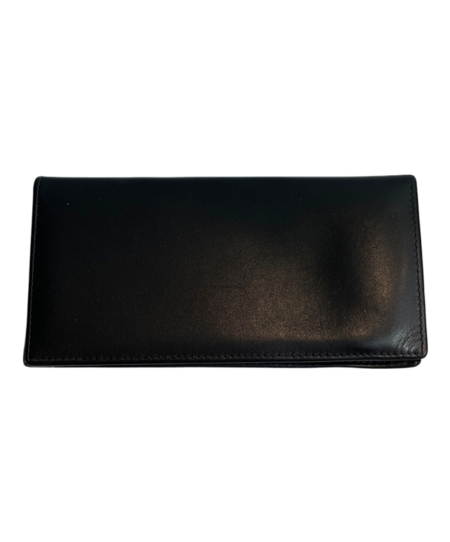 中古・古着通販】ETTINGER (エッティンガー) 二つ折り長財布 ブラック