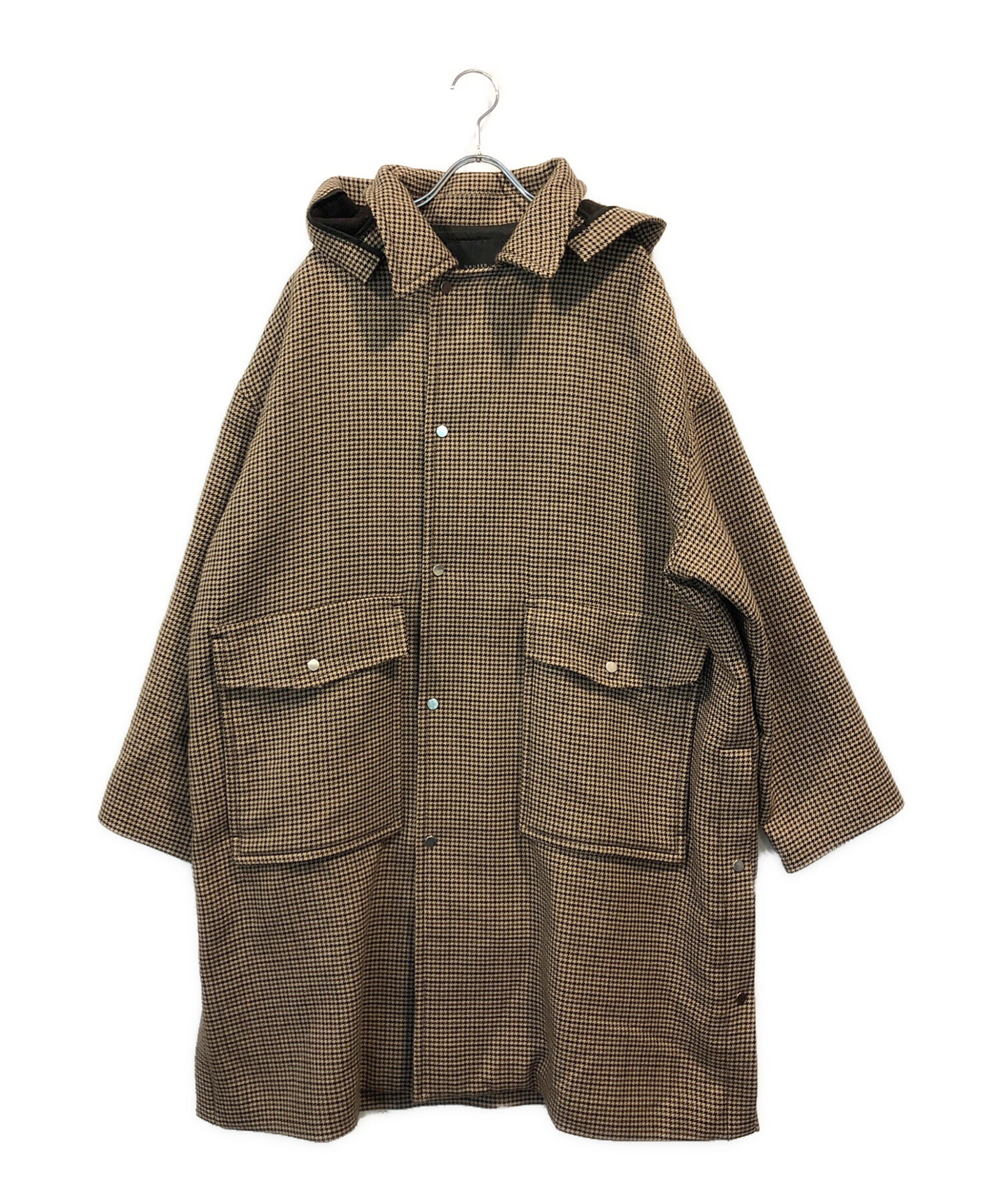中古・古着通販】UNUSED (アンユーズド) ガンクラブチェックコート