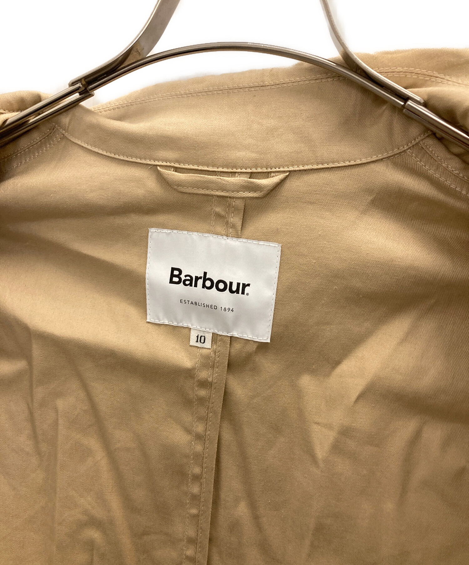 中古・古着通販】Barbour (バブアー) トレンチコート ベージュ サイズ