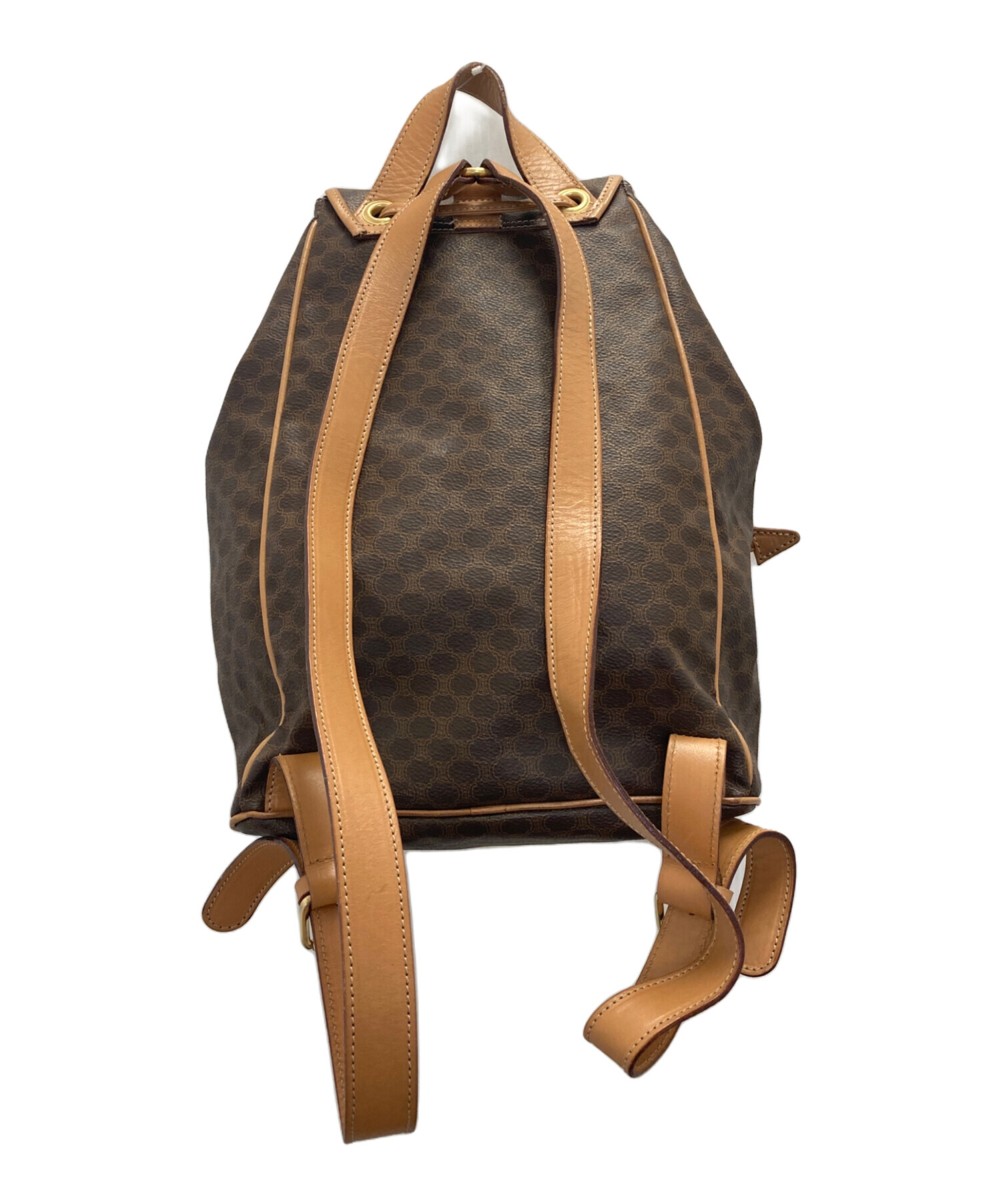 中古・古着通販】CELINE (セリーヌ) マカダムリュック ブラウン