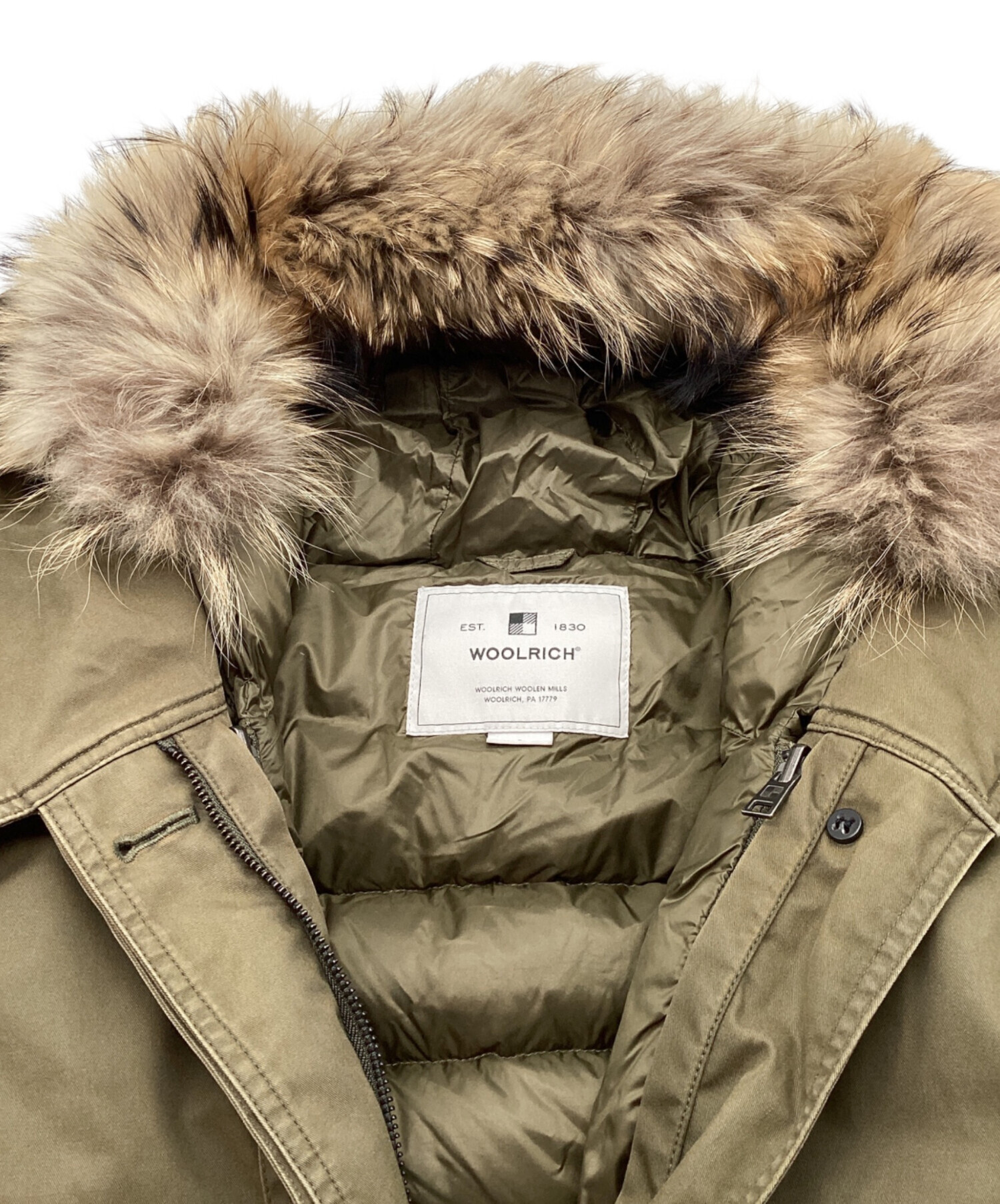 中古・古着通販】WOOLRICH (ウールリッチ) ファー付きスカーレット