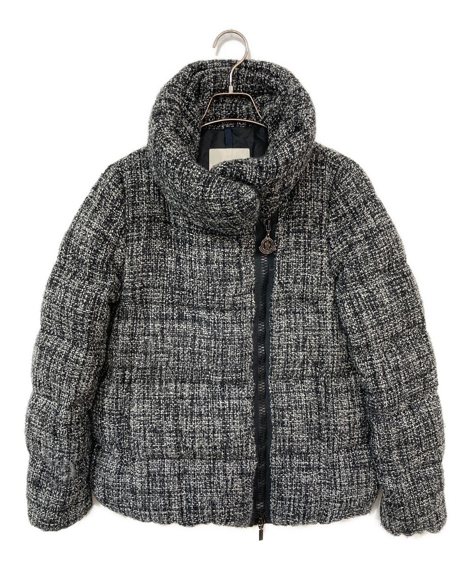 中古・古着通販】MONCLER (モンクレール) ツイードダウンジャケット