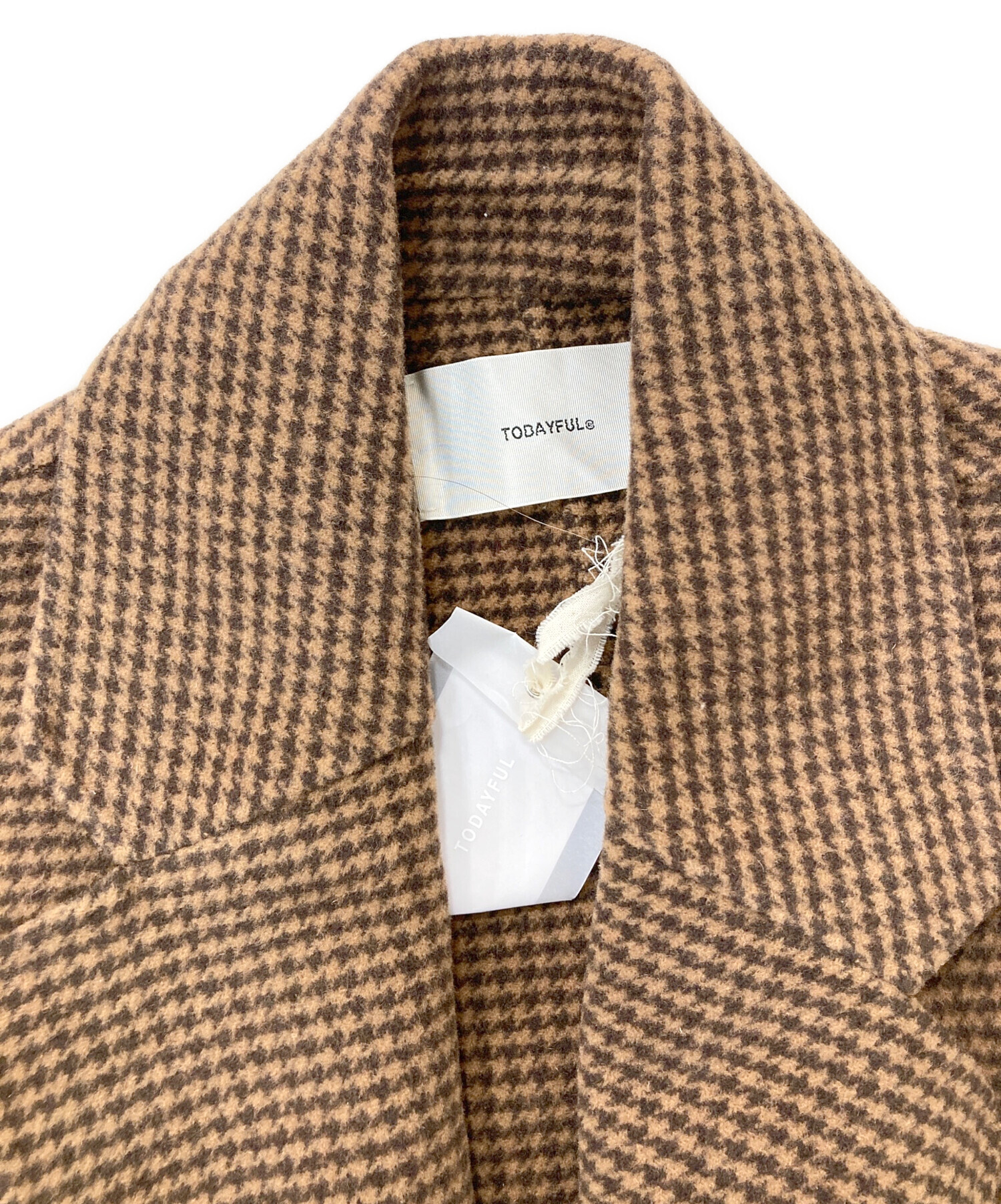 中古・古着通販】TODAYFUL (トゥデイフル) Over Check Coat オーバー