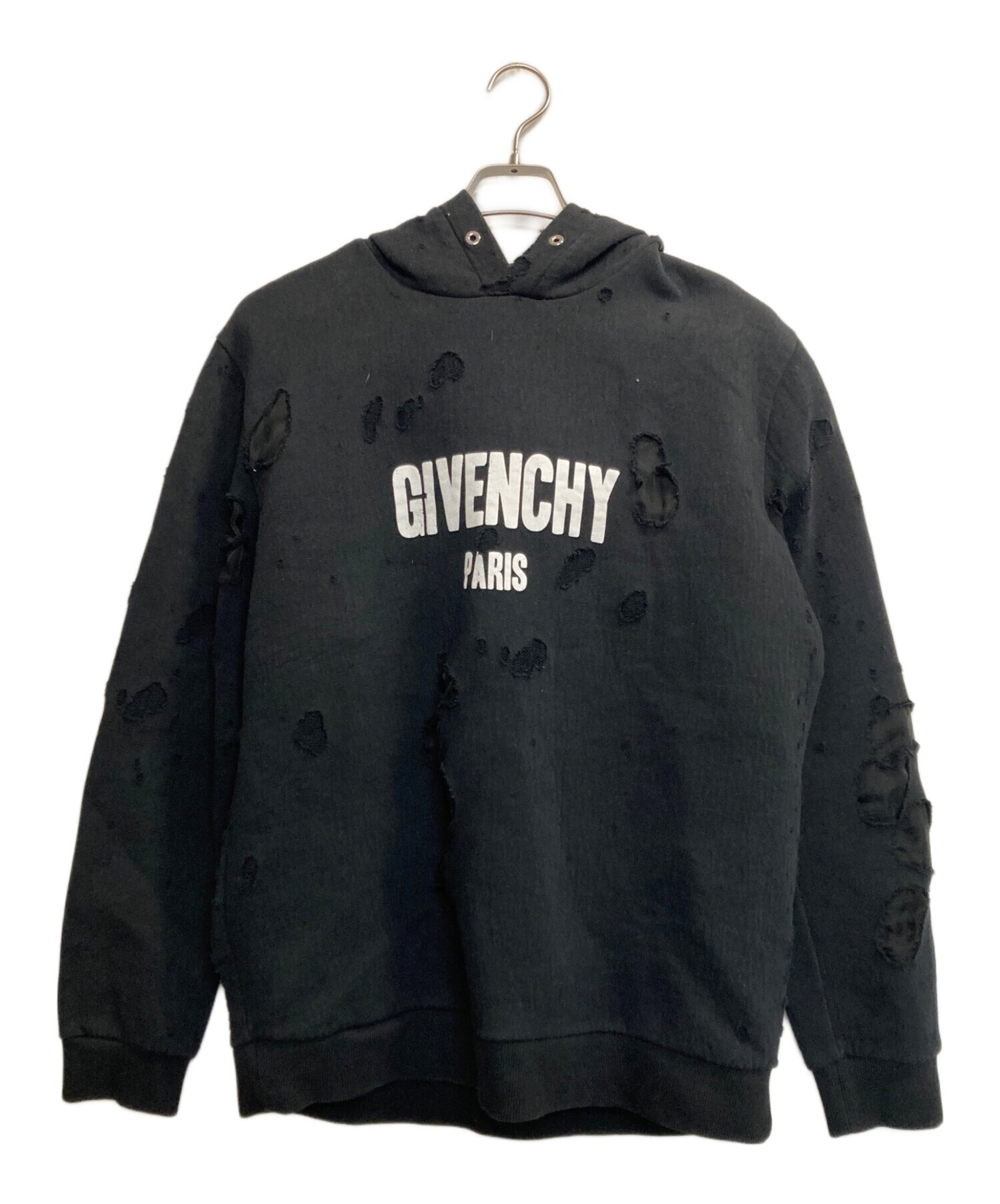 中古・古着通販】GIVENCHY (ジバンシィ) デストロイ加工パーカー