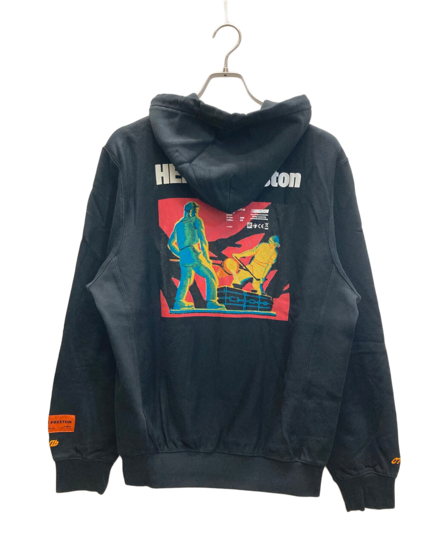 中古・古着通販】HERON PRESTON (ヘロンプレストン) プリントパーカー