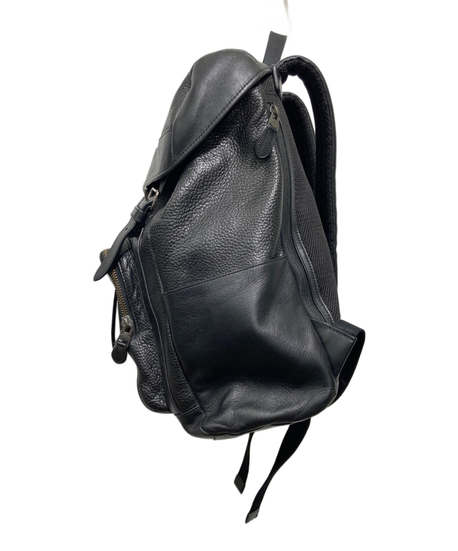 中古・古着通販】COACH (コーチ) レザーリュック ブラック｜ブランド