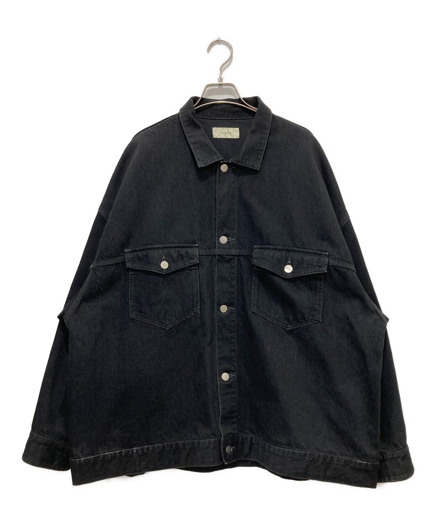 中古・古着通販】Jieda (ジエダ) OVER JEAN JACKET ブラック サイズ:1