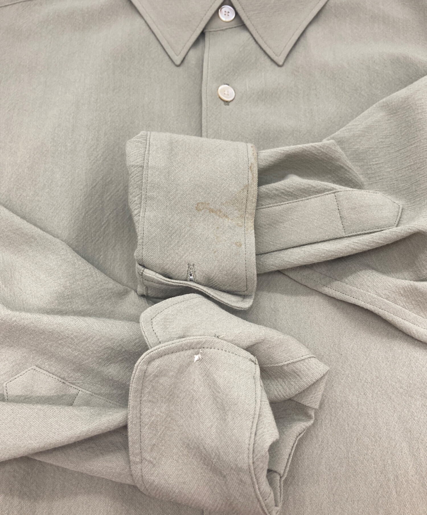 中古・古着通販】AURALEE (オーラリー) HARD TWIST WOOL VIYELLA SHIRT