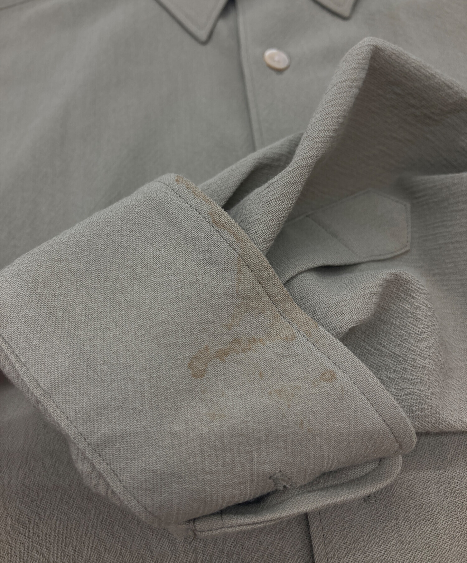 中古・古着通販】AURALEE (オーラリー) HARD TWIST WOOL VIYELLA SHIRT