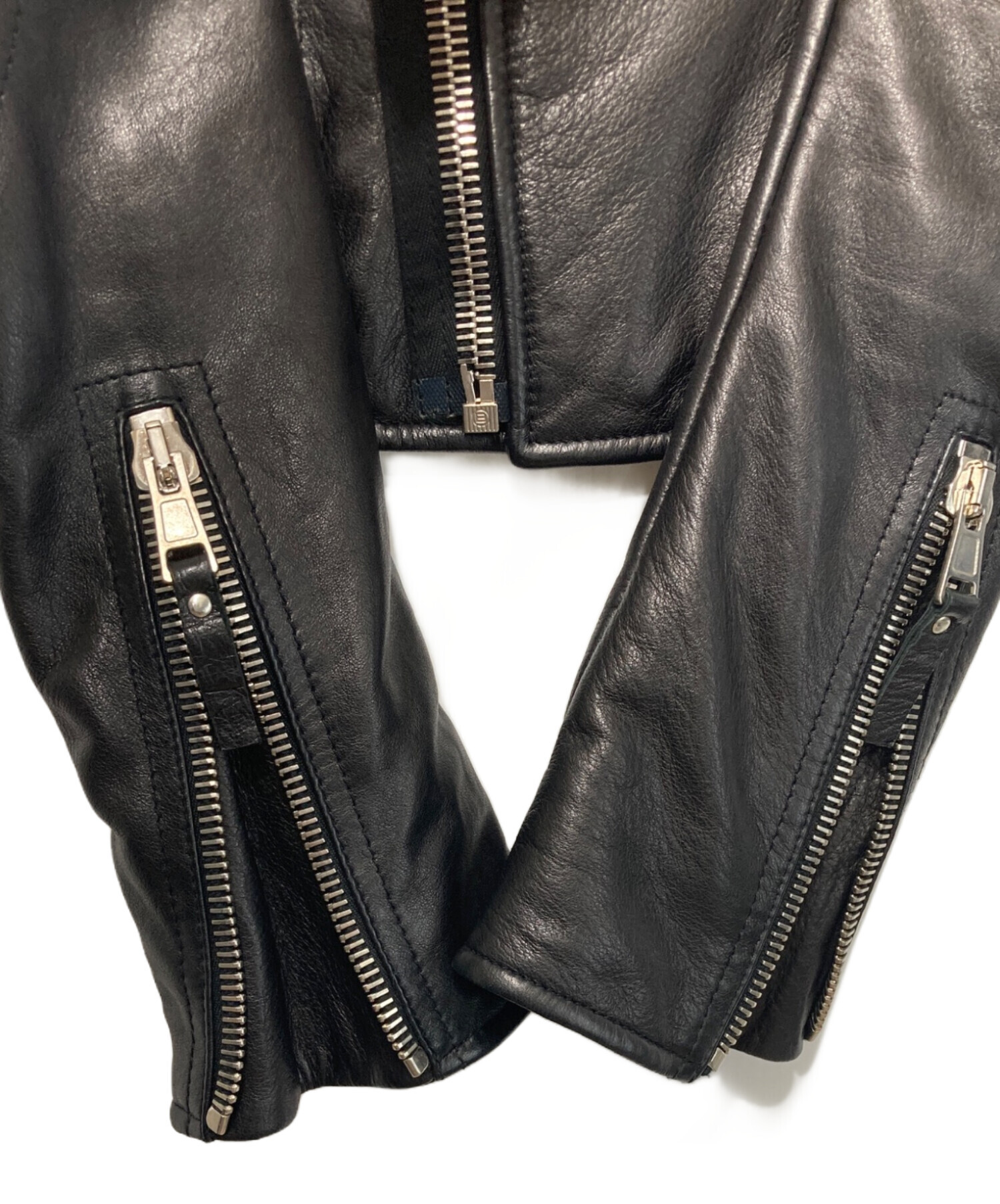 中古・古着通販】BALENCIAGA (バレンシアガ) レザーライダース