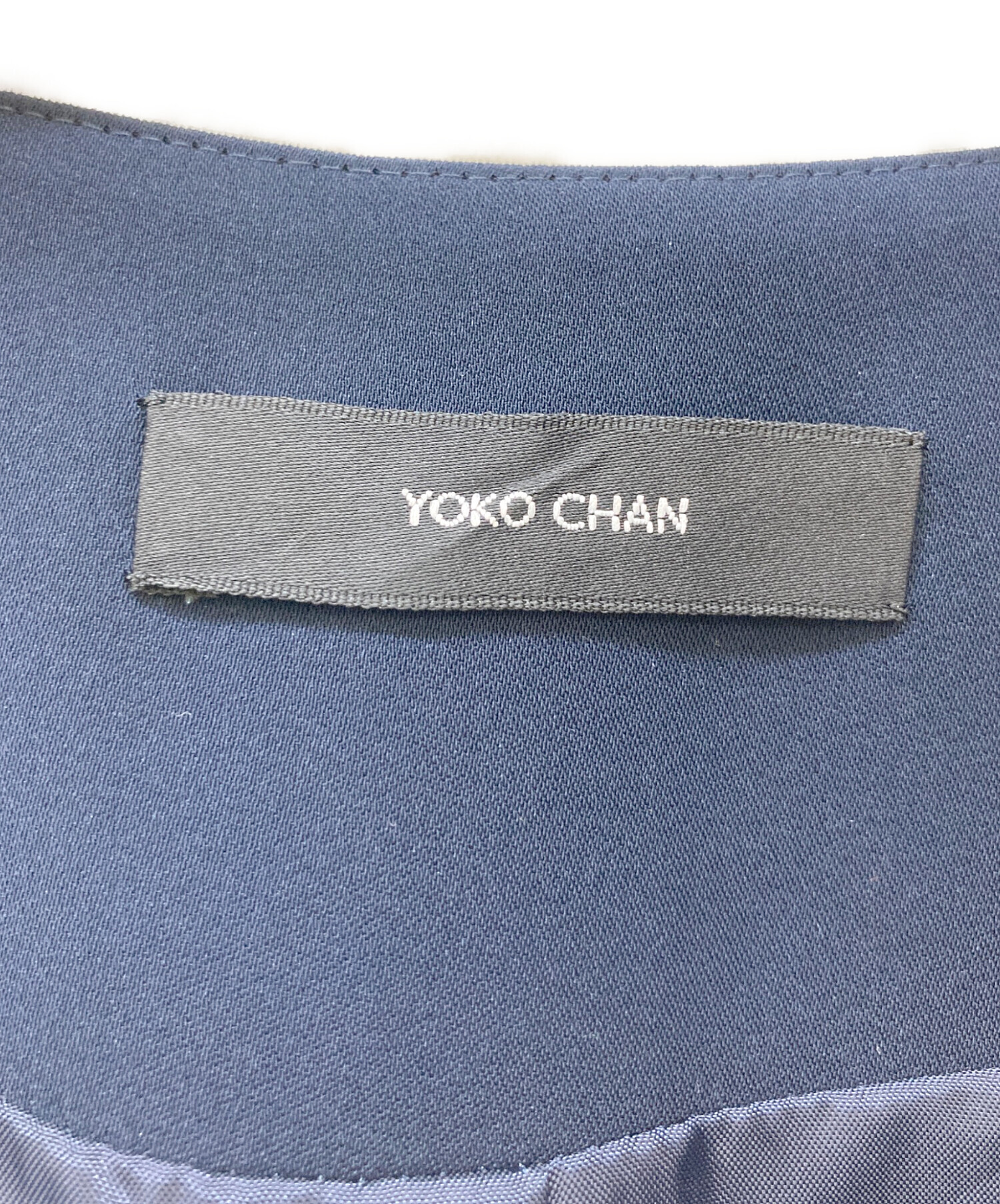 中古・古着通販】YOKO CHAN (ヨーコチャン) パールジャケット ネイビー