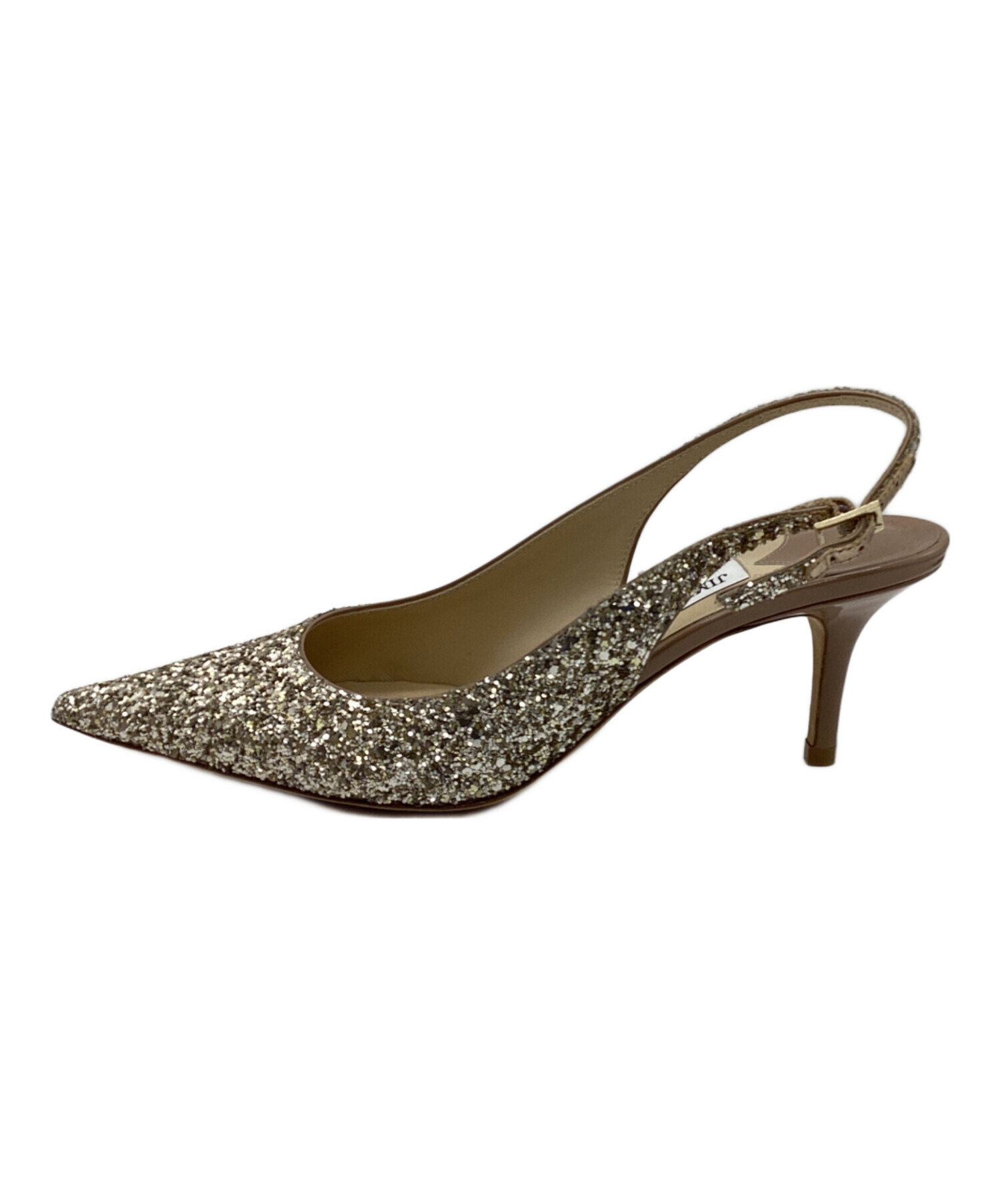 中古・古着通販】JIMMY CHOO (ジミーチュウ) グリッターパンプス