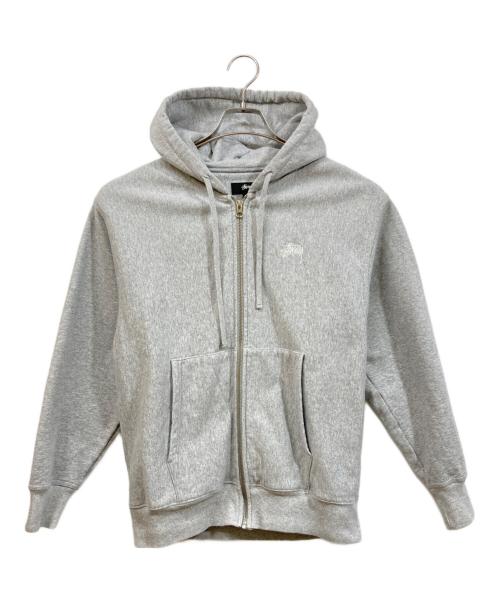 中古・古着通販】stussy (ステューシー) ジップパーカー グレー サイズ