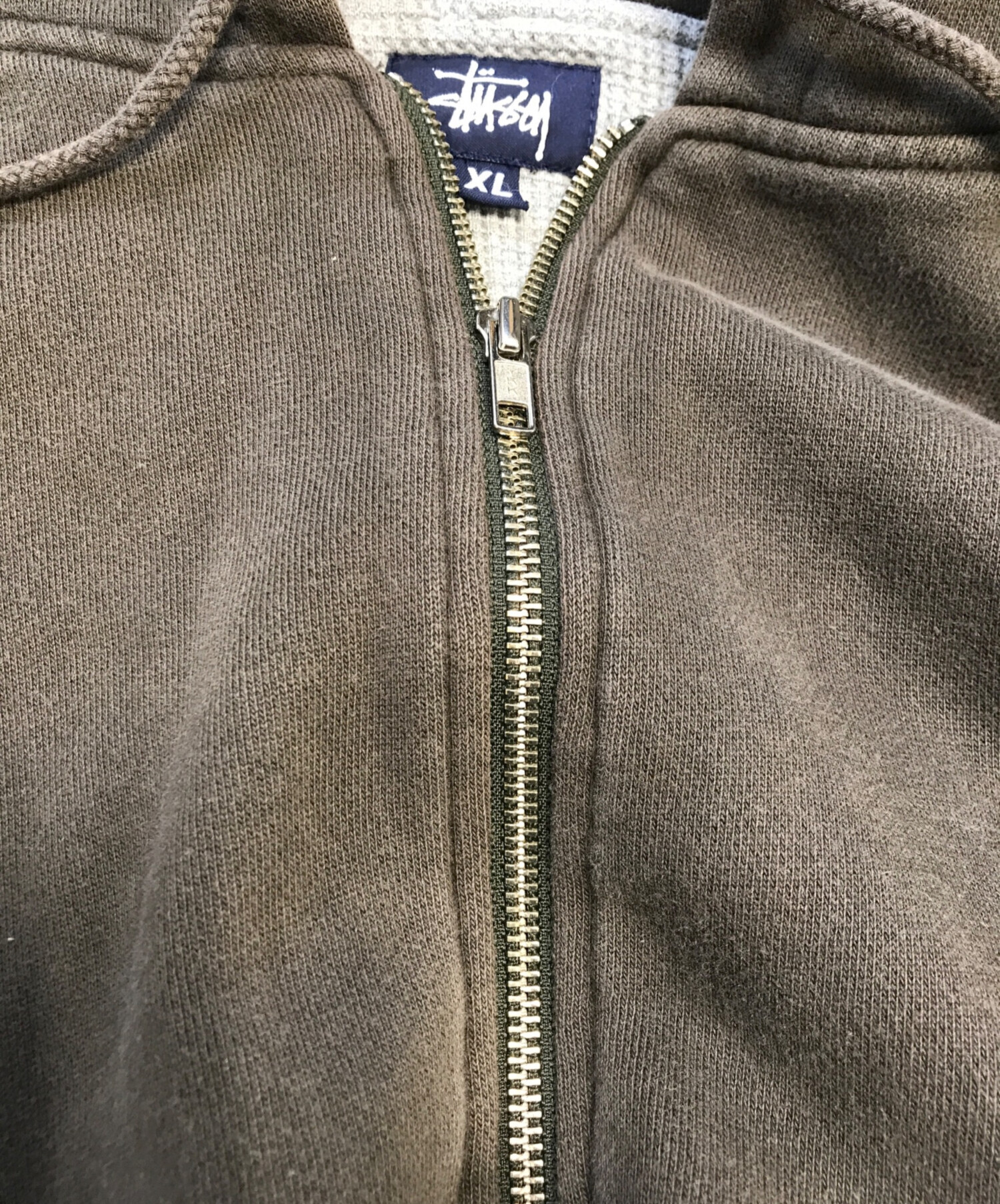 中古・古着通販】stussy (ステューシー) 裏サーマルジップパーカー
