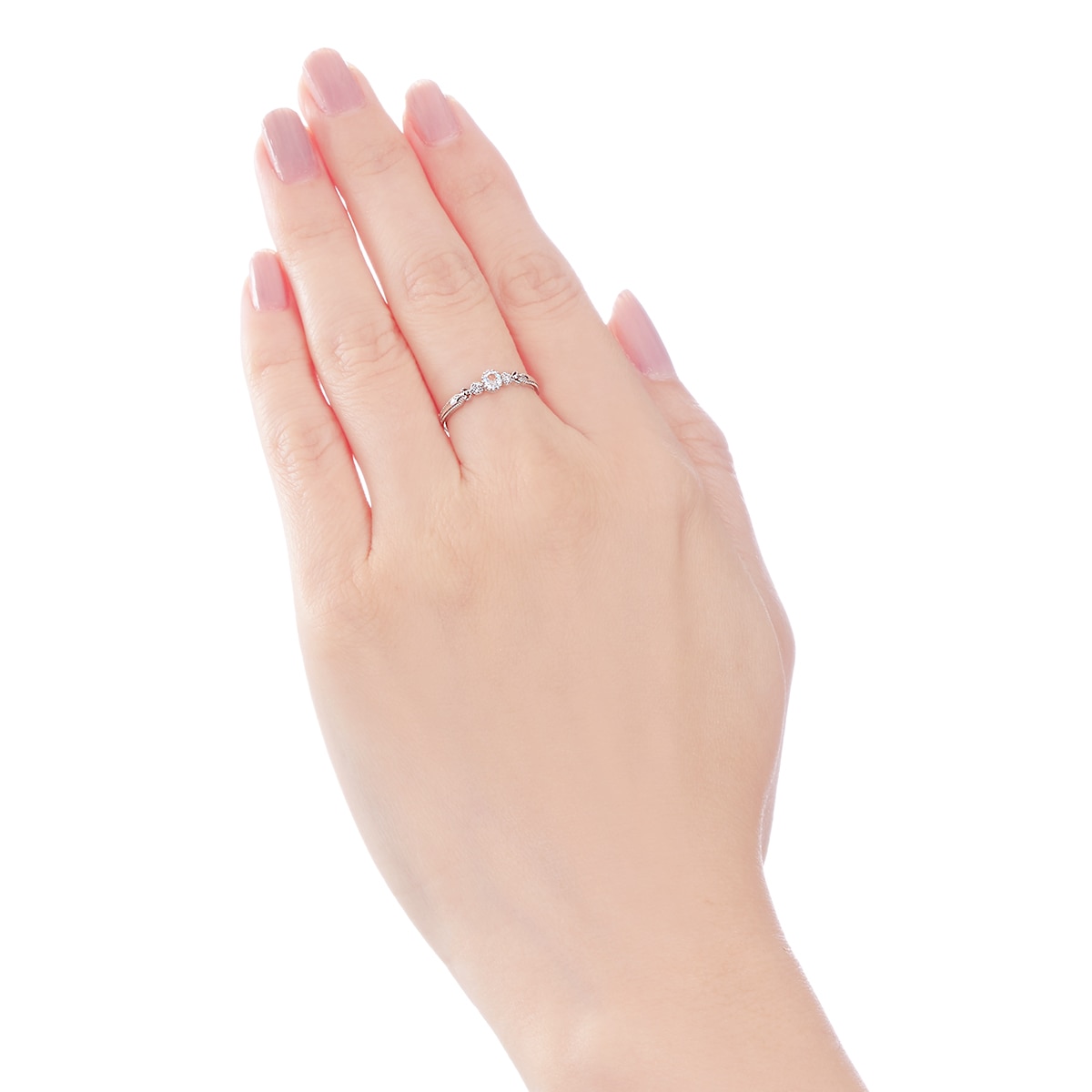 K10ホワイトゴールドブルームーンストーンリング(RFR797-001)|TSUTSUMI