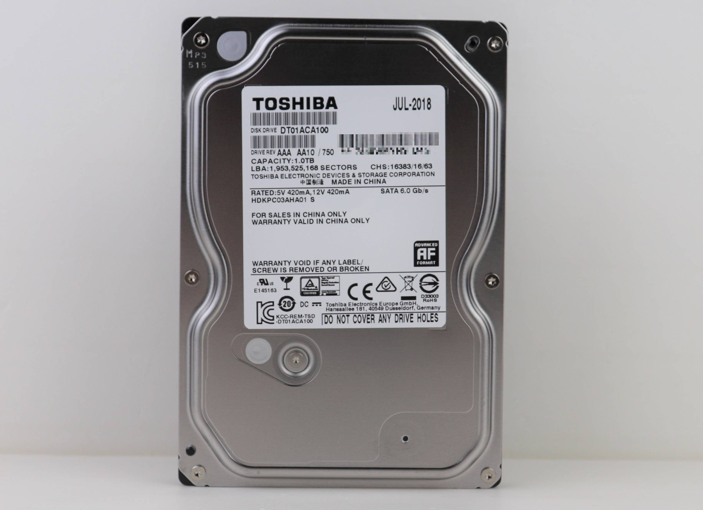 Unboxing and Review of Toshiba 1TB HDD (DT01ACA100) | UnbxTech