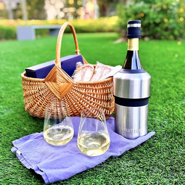 氷、保冷剤不要の1本用ワインクーラー ハスキー ブラック