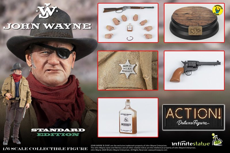 Kaustic Plastik and Infinite Statue】78475 John Wayne Official 1/6