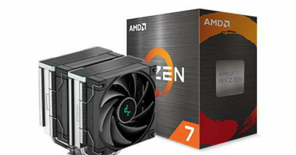 AMD RYZEN 7 5700X 3.4 GHZ AM4 PROCESSOR & DEEPCOOL AG620 DUAL
