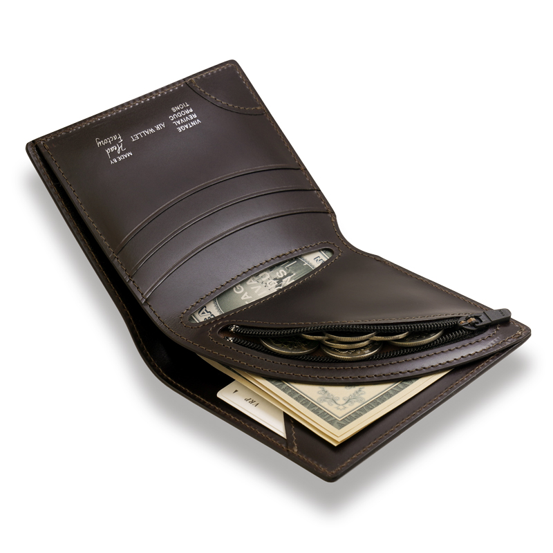 Air Wallet Belgium saddle｜Vintage Revival Productions