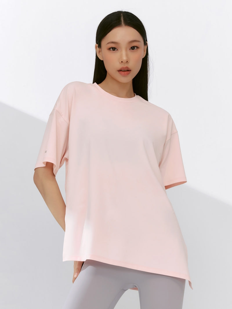 ICE FEATHER LIGHT 2.0 アシンメトリー ルーズフィット 半袖