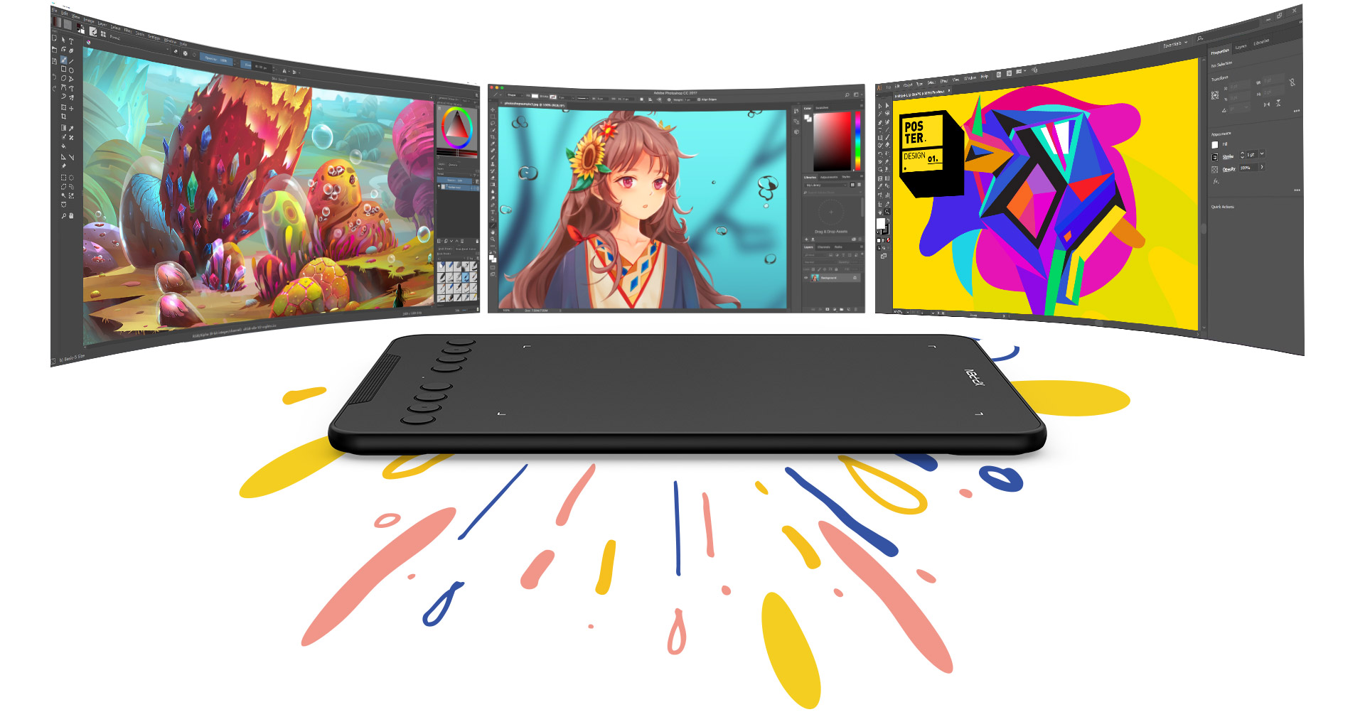 Deco mini7 good starter graphic art tablet | XPPen