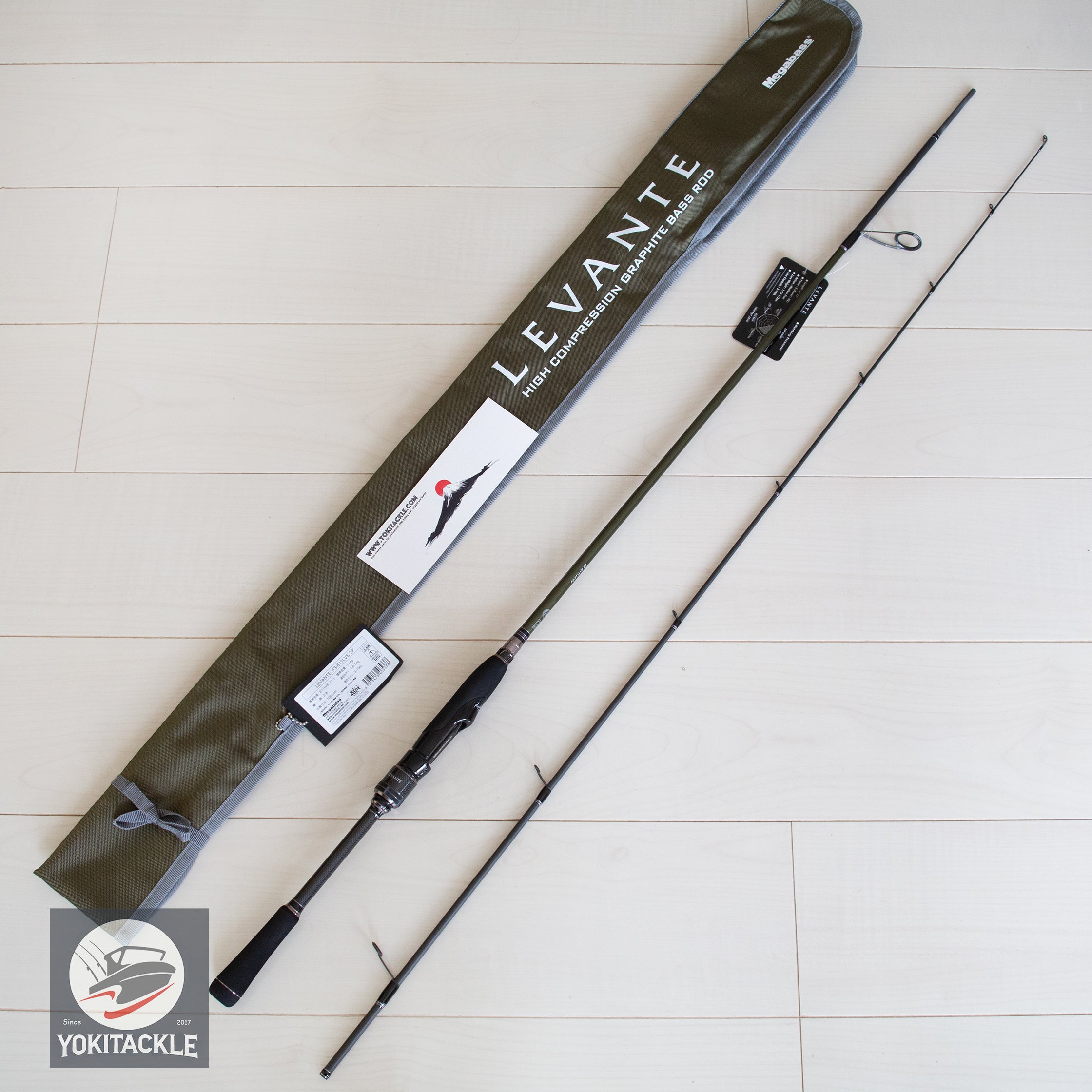 Brand New Megabass LEVANTE JP F3-611LVS 2P Spinning Rod – YOKI