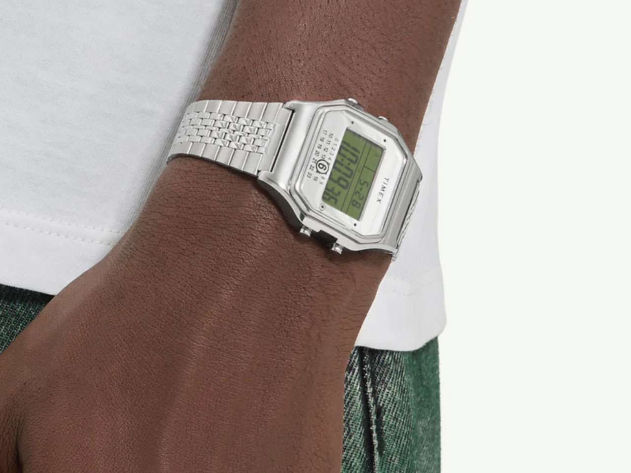 Timex reimagines T80 model with MM6 Maison Margiela for wrist and
