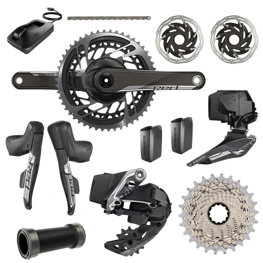 Sram Red eTap AXS 2X D1 HRD Electronic Wireless Full Groupset - 12
