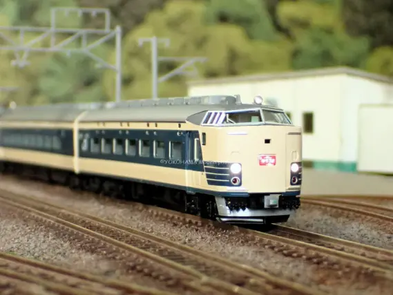 583系（青森運転所）が入線です。TOMIX 98806 98807 | NGaugeJP - 横濱