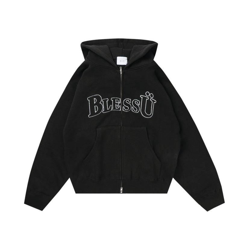 BU OG LOGO ZIP UP HOODIE – YZ