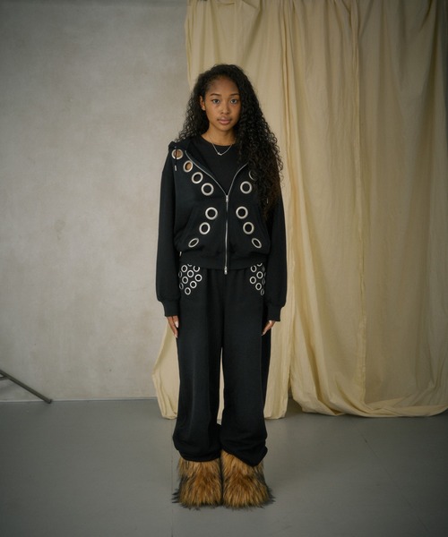 FTW パーカー EYELET ZIP HOODIE レディース メンズ : ZOZOTOWN Yahoo