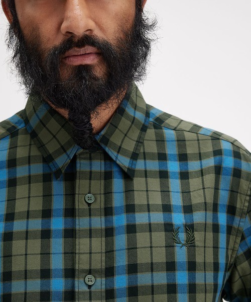FRED PERRY（フレッドペリー） シャツ Tartan Twill Shirt メンズ
