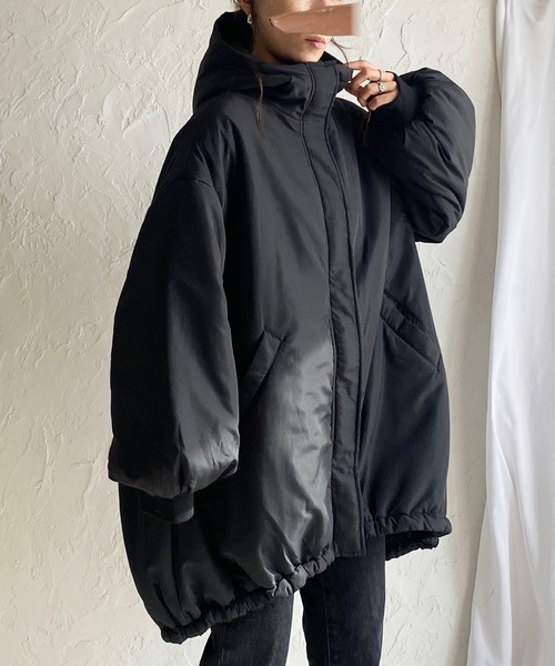 She's Closet ダウンコート ダウンジャケット スタンドカラーフード