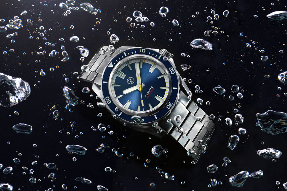 Swordfish 300m Diver ETA 2892 Cobalt Blue – Zelos Watches