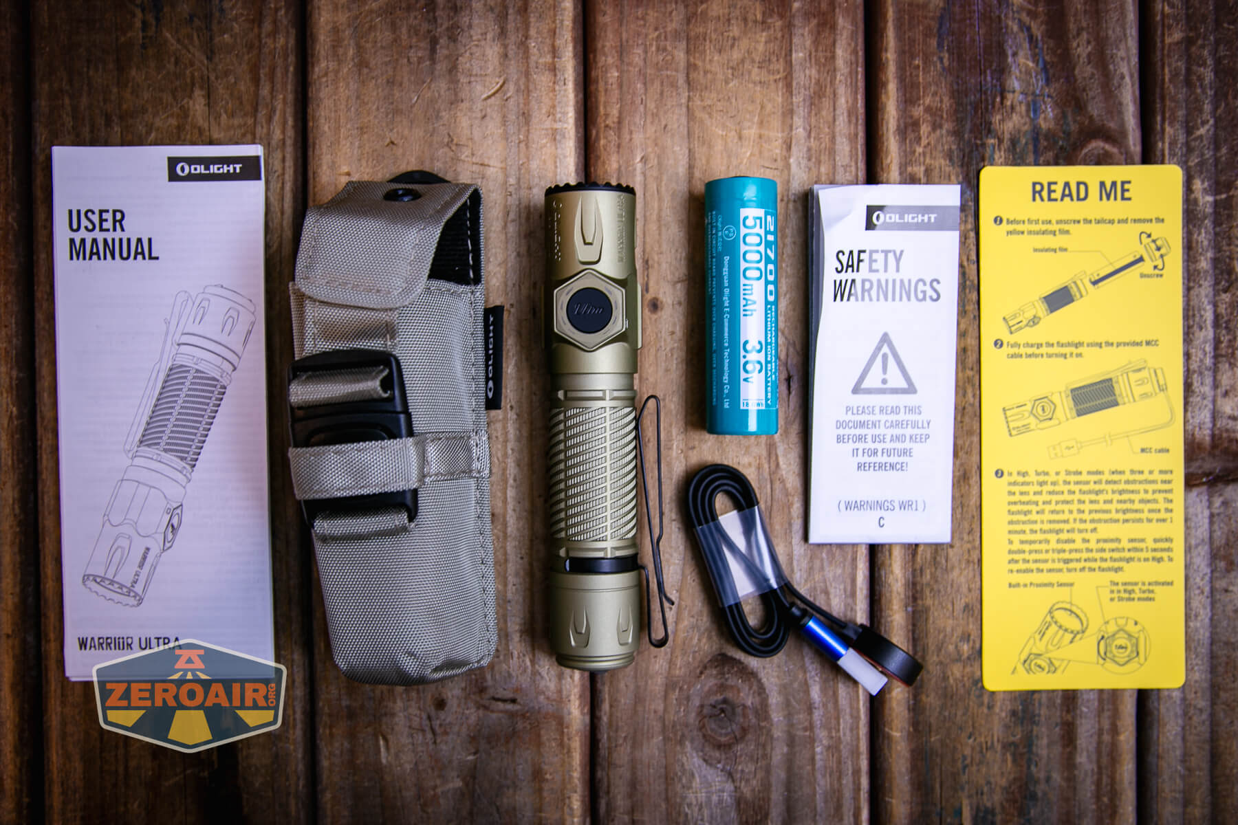 Olight Warrior Ultra Flashlight Review - ZeroAir Reviews