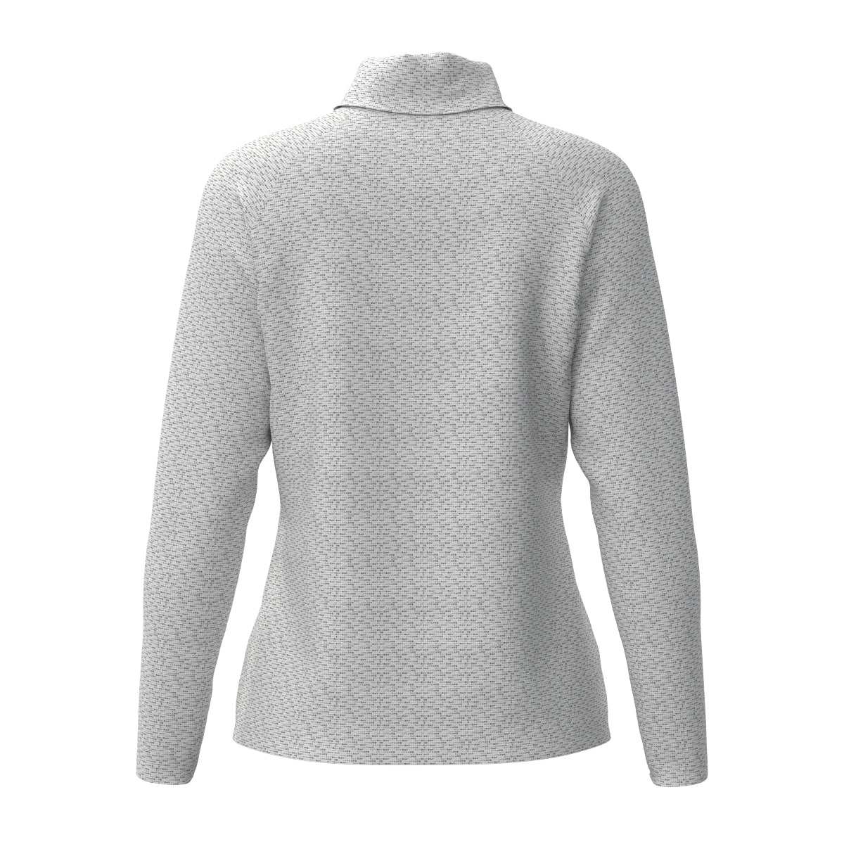 WOMEN マイクロZOYロゴプリント 長袖シャツ ライトグレー