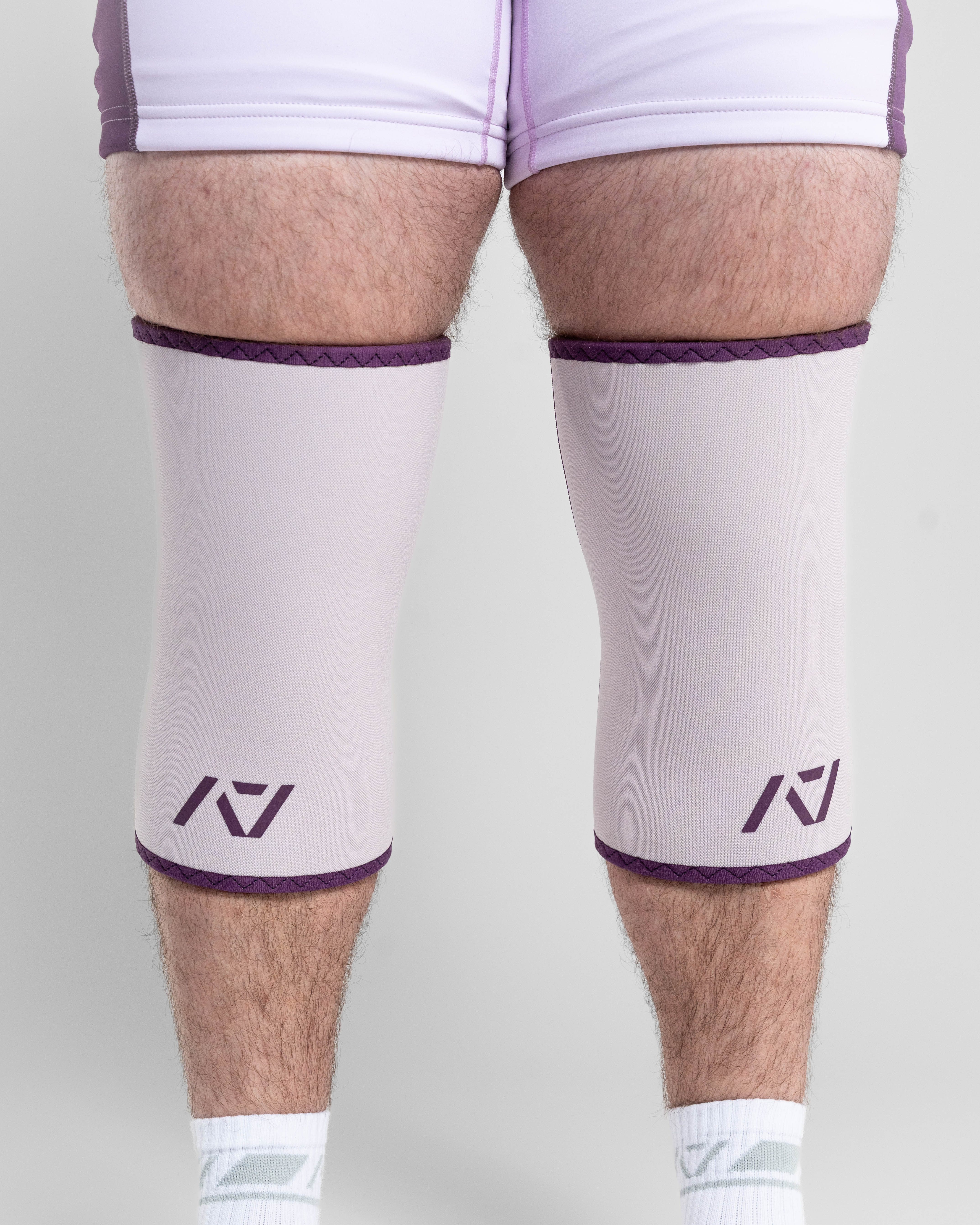 Purple Knee Sleeves | Lavender Knee Support for Lifting – A7