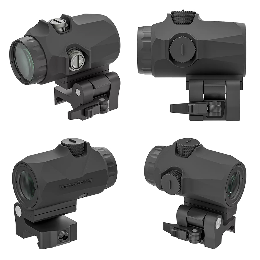 Vector Optics Maverick-Iv 3X22 Magnifier Mini Rubber Armored for